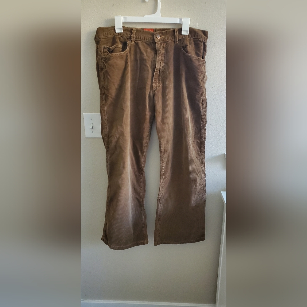 Hollister Tan Corduroy Trousers Size 34L